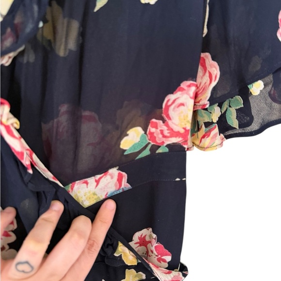 ByTiMo Floral Wrap Mini Dress - Picture 5 of 8